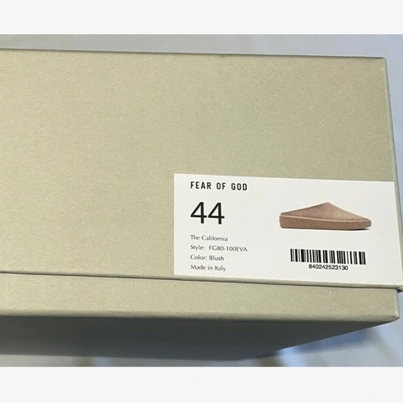 RARE BLUSH Fear Of God The California Slip-On  44 main image 4
